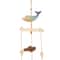 3ft. Blue Ceramic Whale Handmade Ombre Windchime with Driftwood &#x26; Bead Accents
